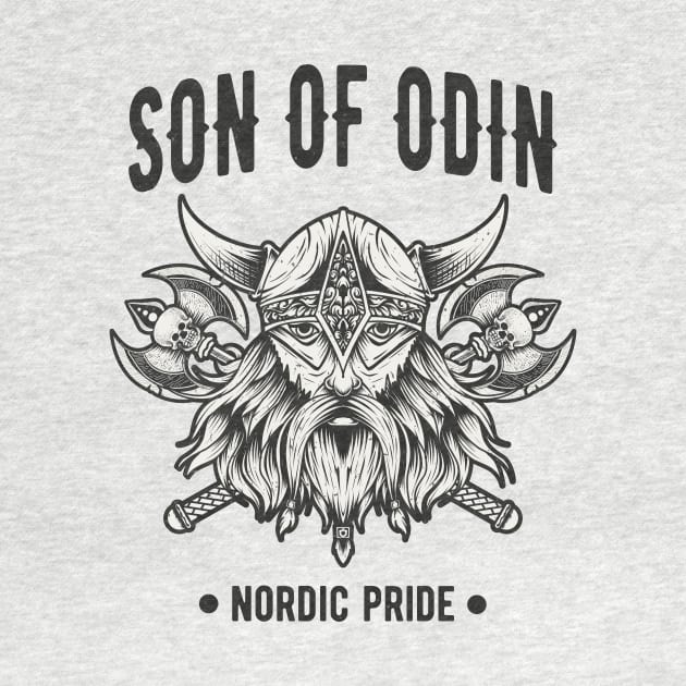 Viking Son Of Odin Norse Mythology by Foxxy Merch